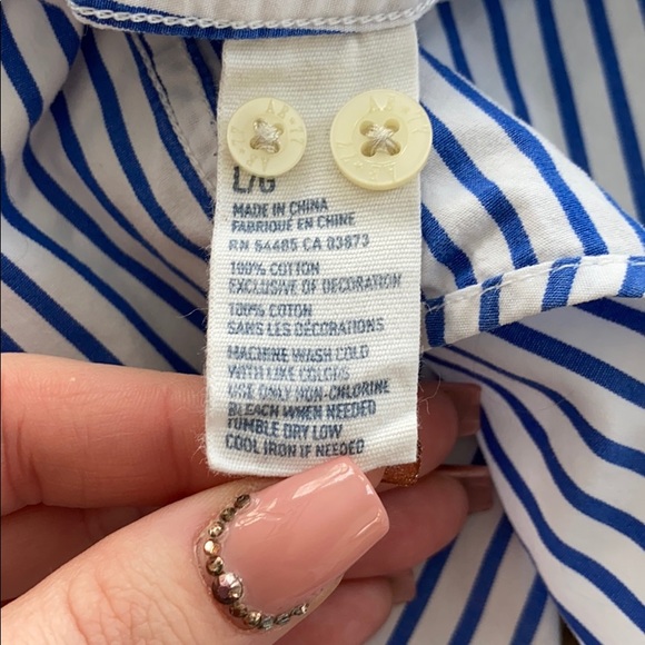 NWOT American Eagle pinstripe button down - Picture 5 of 5